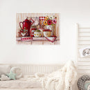 Kitchen Cups Paint By Numbers Kit DIY Frameless Acrylic Picture On Canvas