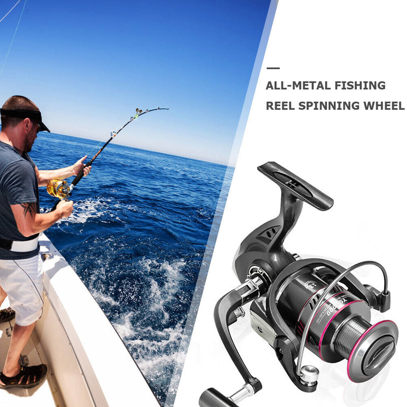 Metal Spool Fishing Reels Spinning High Speed Saltwater Reel Fishing Access