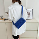 Simple Crossbody Handbags Nylon Cloth Messenger Handbags Square Pouch for Travel