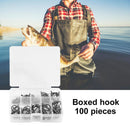 Fishing Hooks Set Sharp High Efficient Sea Barbed Hooks Fishing Accessories