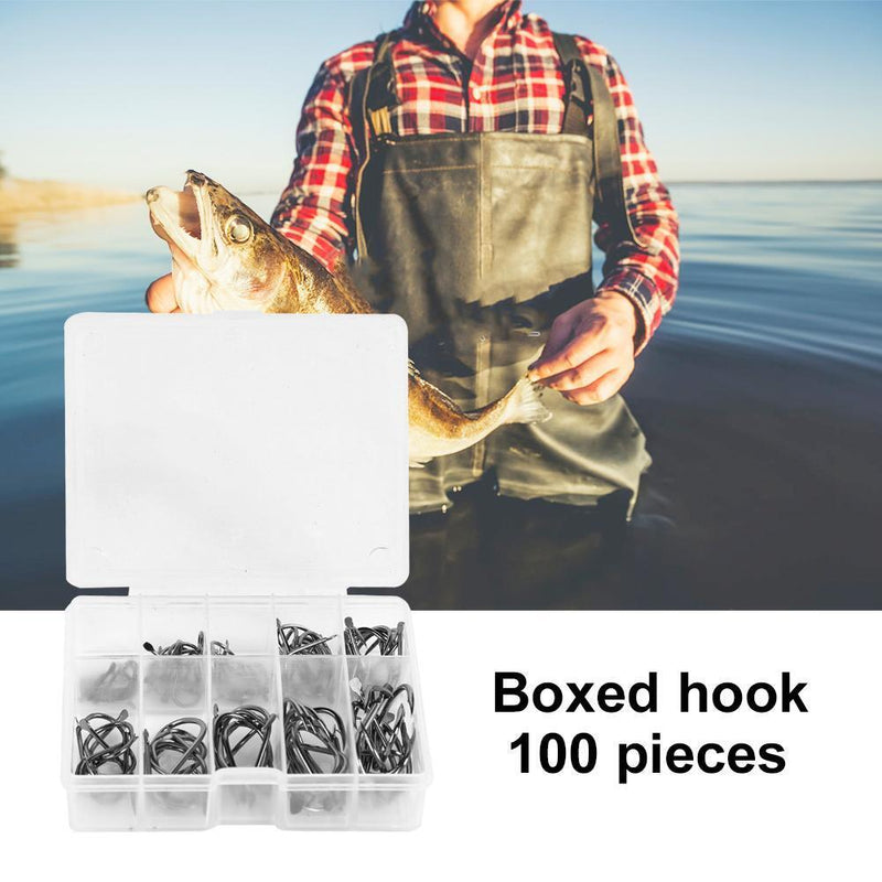 Fishing Hooks Set Sharp High Efficient Sea Barbed Hooks Fishing Accessories