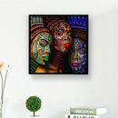 5D DIY Full Drill Diamond Painting Painted Face Cross Stitch Mosaic Kit