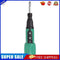 LED Anti-Slip Rod Handle Electric Screwdriver Kit Torque USB Drill (Green)