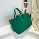 Women Brand Designer Felt Cloth Storage Bag Ladies Large Capacity Shopper Bag