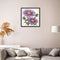12 Month Flower Cross Stitch Printed Canvas DIY Needlework (September H431)