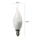 Matefielduk E14 3W LED PC Lamp Dimmable Flame Effect Anti-UV Emulation (2835SMD