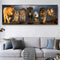 5D DIY Diamond Painting Animals Full Round Drill Rhinestone Home Decoration