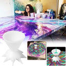 Funnel Split Cup Acrylic Paint Pouring DIY Making Pour Painting Supplies
