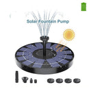 Solar Water Fountain Pool Pond Waterfall Outdoor Garden Bird Bath Decor
