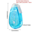Office Supplies Glue Tape Dispenser Double Sided Adhesive Dots Stick Roller
