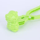 Snowball Maker Tool Dragon Shape Snow Ball Sand Mold Tongs with Anti-slip Han