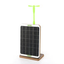 Solar Panel Foldable Wooden Base Camping Accessories Emergency Charging Pan
