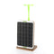 Solar Panel Foldable Wooden Base Camping Accessories Emergency Charging Pan