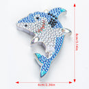 Animal 5D Diamond Painting Keychain Acrylic Keyring Slap Luminous DIY Bag D