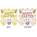 Latex Ornaments Rabbit Balloons Easter Decor Bunny Balloon Colourful Baloon
