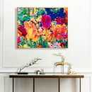 #A Colorful Flower Oil Paint By Number Kit DIY Acrylic Painting Home Decoratio