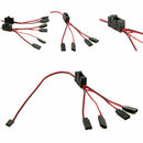 4 Way LED Light ON/OFF Switch Y-Cable Wire for TRX-4 SCX10 1/10 RC Crawler