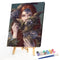 Frameless Oil Paint By Numbers Wall Art Posters Picture Craft Kit Home Gift