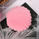 Lovely Women Shell Shape Ring Box Earring Bracelet Jewelry Case Gift (Pink)