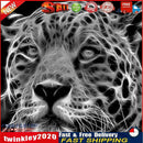 5D Diamond Painting tiger DIY Round Drill Mosaic Newly