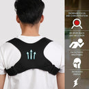 Back Shoulder Support Body Brace Belt Lumbar Support Belt Posture Corrector