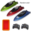 Mini RC Boat Set 2.4GHz Remote Control Watercraft Play Toys Random Color