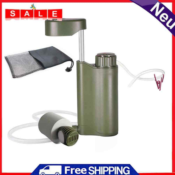 Portable Outdoor Water Filter Camping Water Purifier First Aid Survival Supplies