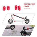 4pcs Silicone Charge Port Cover Line Card for M365 Electric Scooter Parts