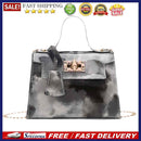 Fashion Women Tie Dye Print Shoulder Crossbody Bag Casual Chain Mini Flap Purse