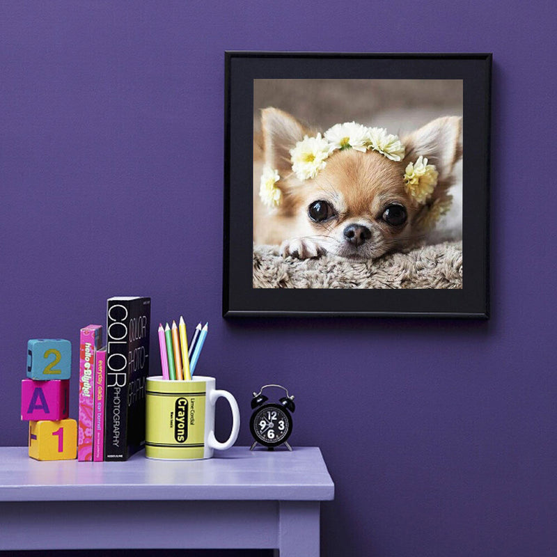 DIY Diamond Painting Kits Full Square Drill Flower Puppy Mosaic Home Decorati