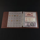 PVC Coin Holder Album Pages Money Storage Collection Book Sheet (30 Pockets