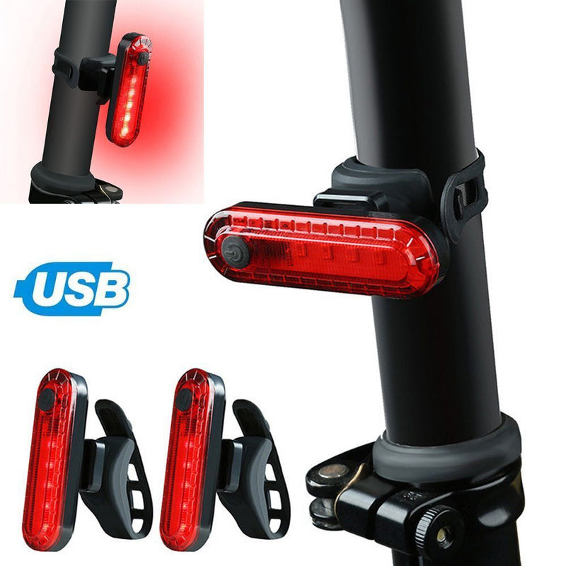 Waterproof Safety Indicator Bike Tail Light Bright Rear Lamp Bicycle Taillight