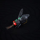 2x LEO Topwater False Bait with Fishhook Fishing Lure Bionic Insect Fly Jig