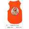 Summer Thin Puppy Clothes DIY Applique Diamond Orange Breathable Dog Cat Shirts