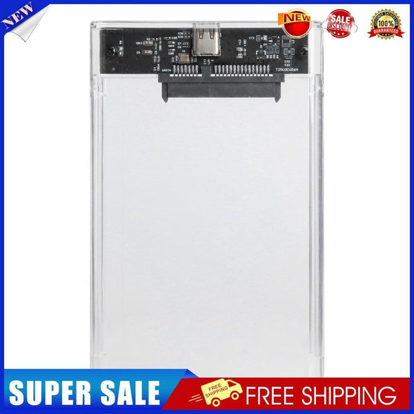 USB 3.1 Type-C Mobile Hard Drive Box 2.5 inch SATA HDD SSD External Case