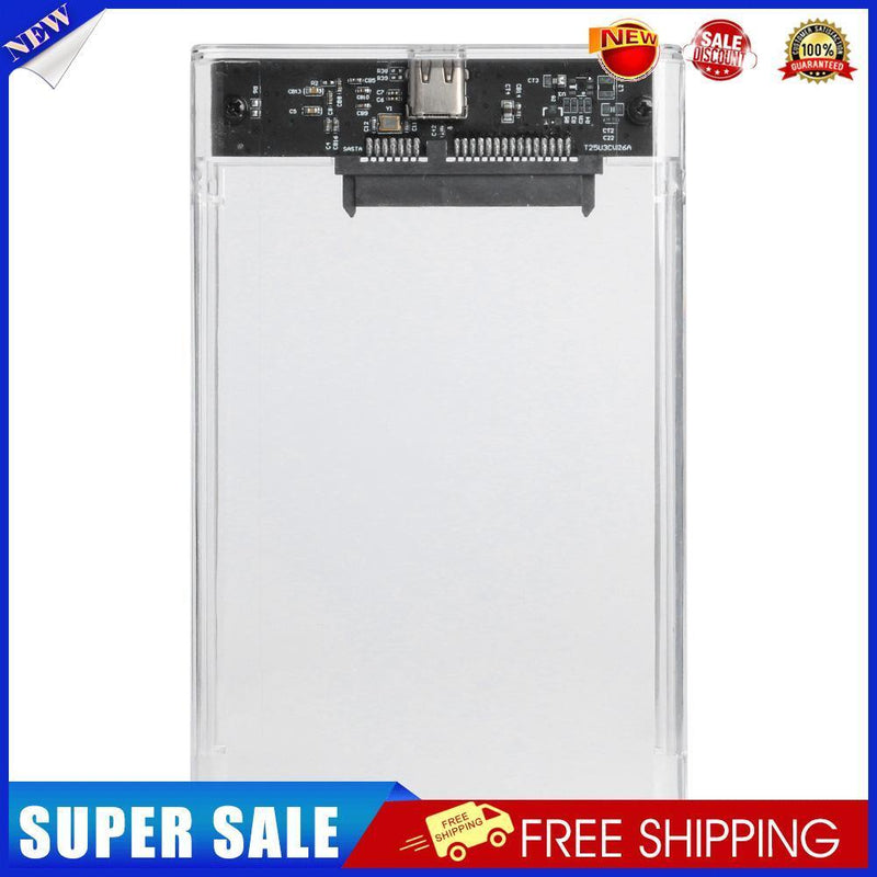 USB 3.1 Type-C Mobile Hard Drive Box 2.5 inch SATA HDD SSD External Case