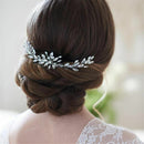 Clips Bridal Hair Ornaments Hair Combs Flower Hair Pin Leaf Crystal Tiara