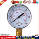 Low Pressure Gauge for Fuel Air Hydraulic 50mm 0/15 PSI 0/1 Bar 1/4 BSPT Newly