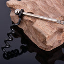 Keyring Portable Cork Puller Red Wine Bottle Opener Corkscrew Twist Stick