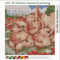 5D DIY Full Drill Diamond Painting Pink Pig Cross Stitch Embroidery Craft Newly
