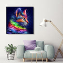 Round Diamond Painting DIY Embroidery Home Decor Mosaic Cat Cross Stitch Gift