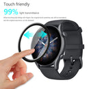 2pcs Watch Protective Film for Amazfit GTR 3 Pro Screen Protector Films Set