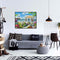 Digital Painting By Numbers Pavilion Hand Painted Canvas Color Drawing Picture
