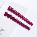 24pcs High Gloss Charm Ultra-thin False Nail Simulation Nail for Nail Decoration