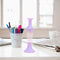 Flower Pot 5D Diamond Painting Point Drill Pen DIY Crafts (no Drill Purple)