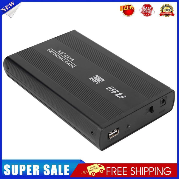 3.5 inch Hard Disk Drive Case SATA to USB2.0 Adapter External HDD Enclosure