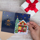DIY Diamond Painting Greeting Card Mosaic Santa Claus Christmas Postcards Decor