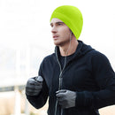 Beanies Hats Warm Sport Cycling Running Ski Bonnet Caps (Fluorescent Green)