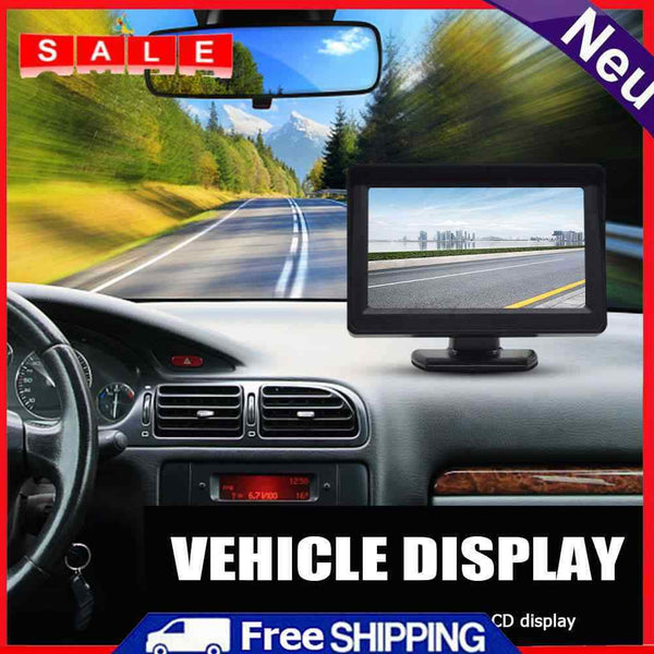 HD Screen Car Monitor 4.3inch TFT LCD Color Display Monitor Car Accessories