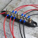 Bus Bar Terminal Power Distribution Block 150A DC 48V M6 Studs for Car RV Boat